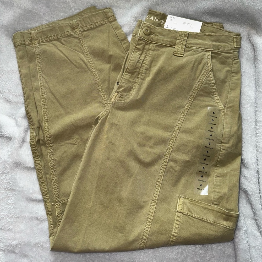 American Eagle Outfitters Tan Straight Leg Pants